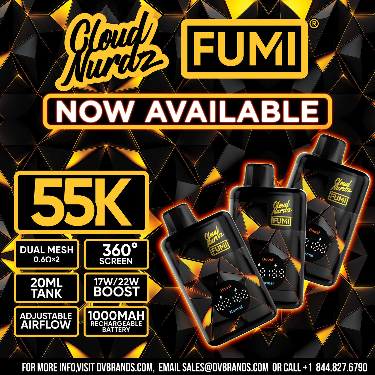 FUMI CloudNurdz 55k Air Diffuser 5pc
