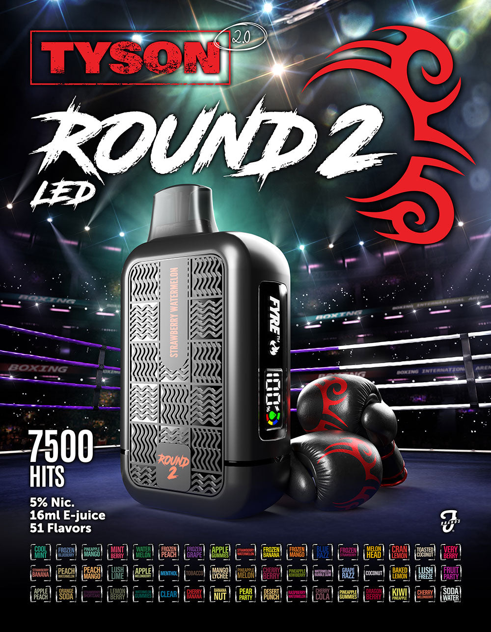 Mike Tyson Round Two Air Diffuser 10pc